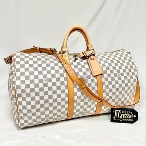 ‼️SOLD‼️ Louis Vuitton Damier Azur Keepall 55 Bandouliere - EXCELLENT CONDITION